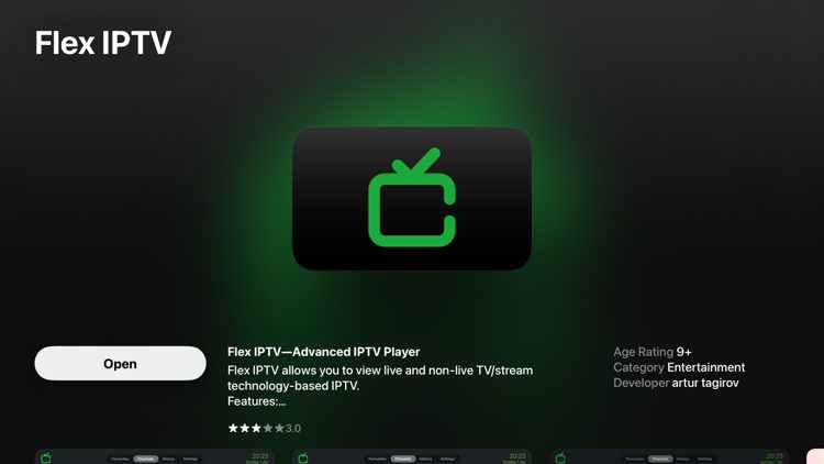 IPTV streaming on a UK TV setup